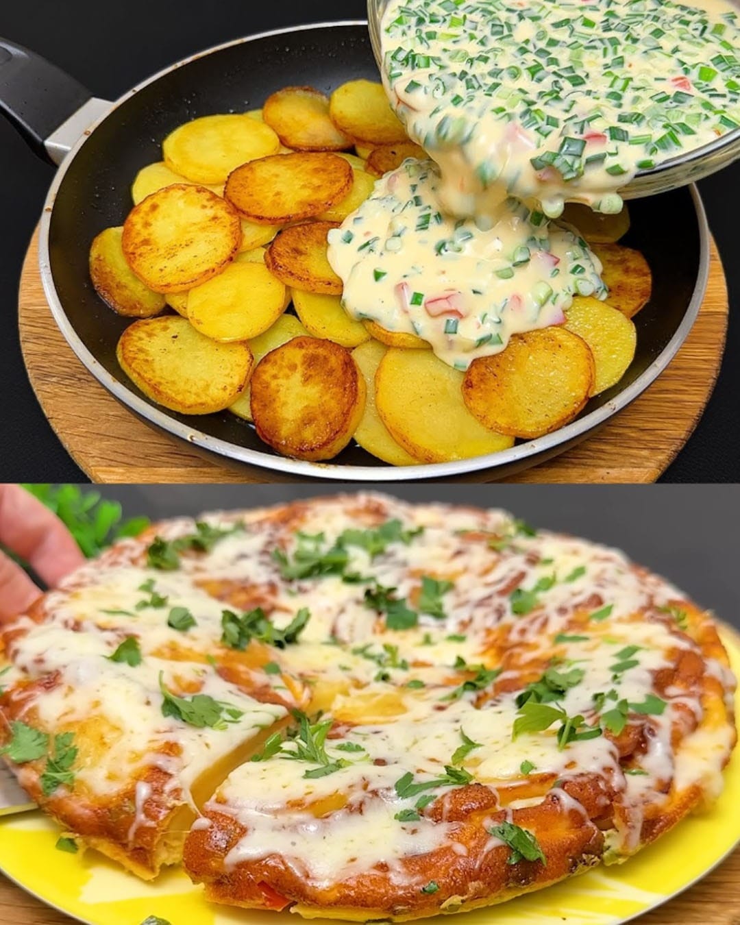 Cheesy Potato Skillet Recipe